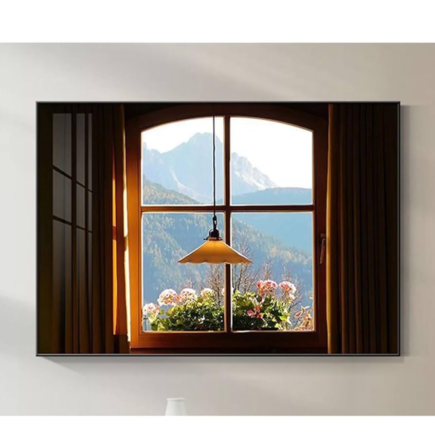 Amazon.co.jp: [XLOYP] ウォールアート 窓 壁紙 60*40cm アート